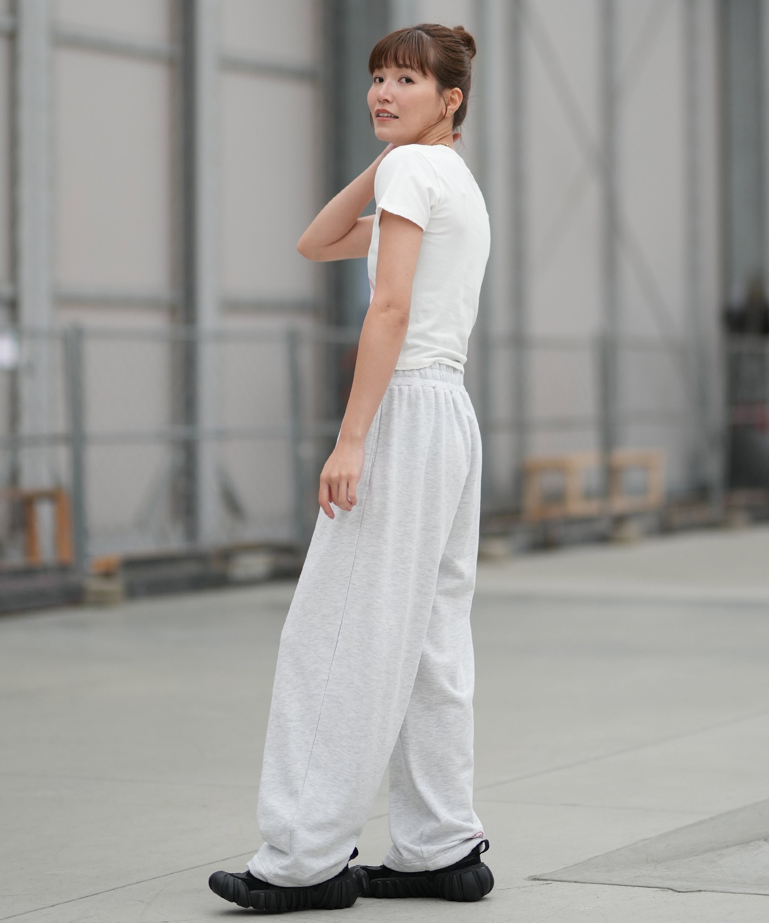 ROXY ロキシー 半袖 Tシャツ レディース チビT 丈短め クロップド丈 RST261086(WHT-M)