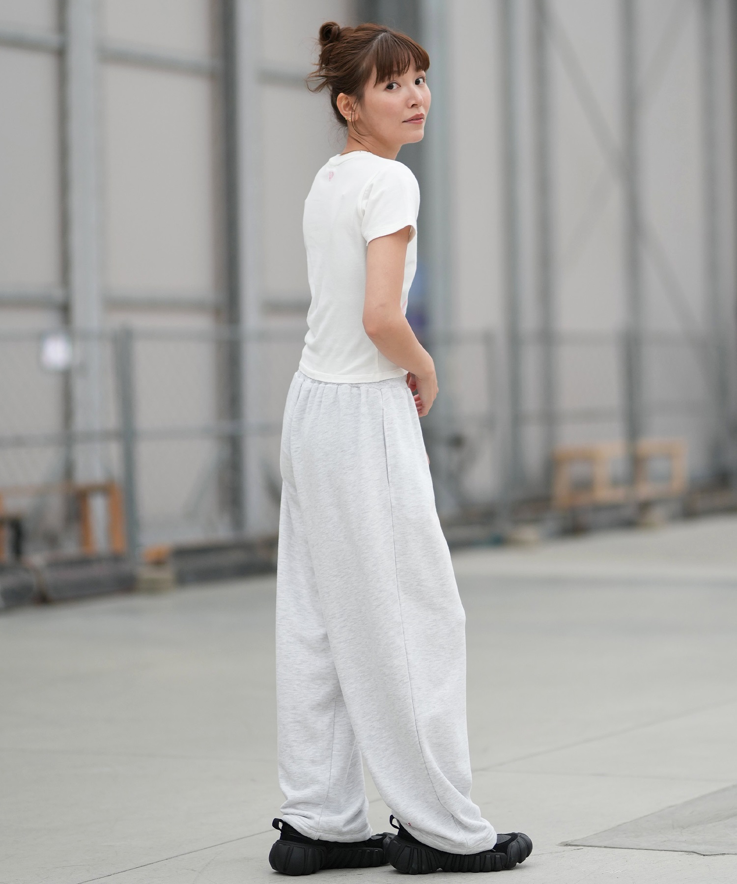 ROXY ロキシー 半袖 Tシャツ レディース チビT 丈短め クロップド丈 RST261086(WHT-M)