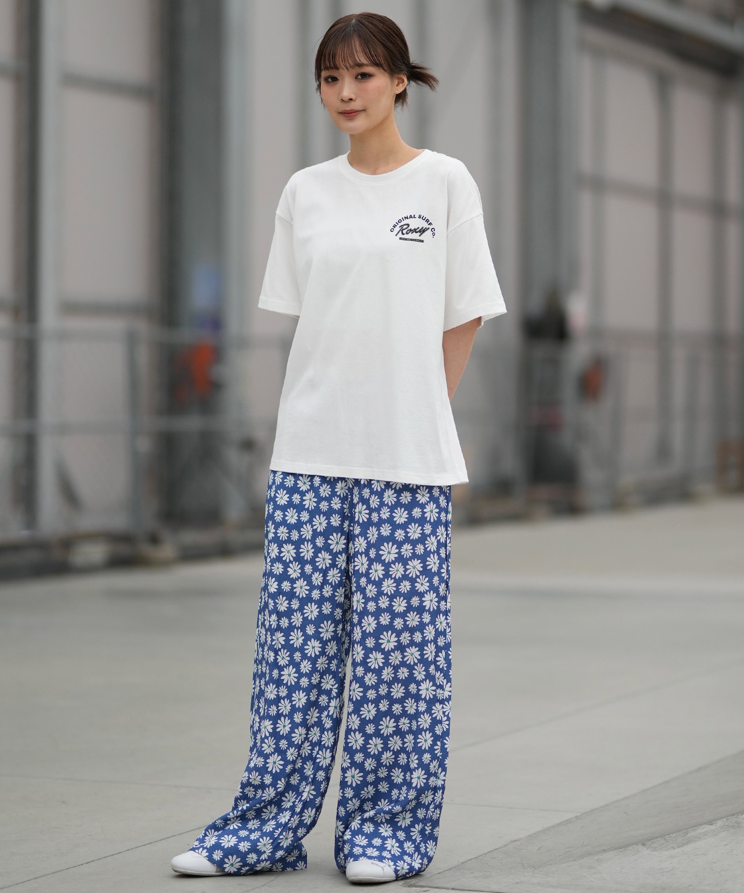 ROXY ロキシー 半袖 Tシャツ レディース バックプリント RST261090(WHT-M)