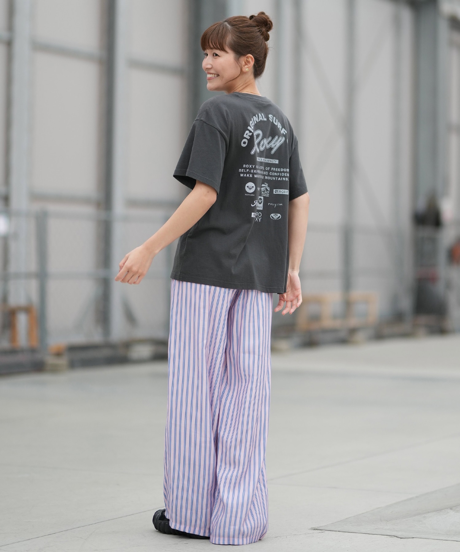 ROXY ロキシー 半袖 Tシャツ レディース バックプリント RST261090(WHT-M)