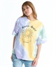 ROXY ロキシー 半袖 Tシャツ レディース バックプリント ボーダー タイダイ RST261093(BBO-M)