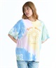 ROXY ロキシー 半袖 Tシャツ レディース バックプリント ボーダー タイダイ RST261093(BBO-M)