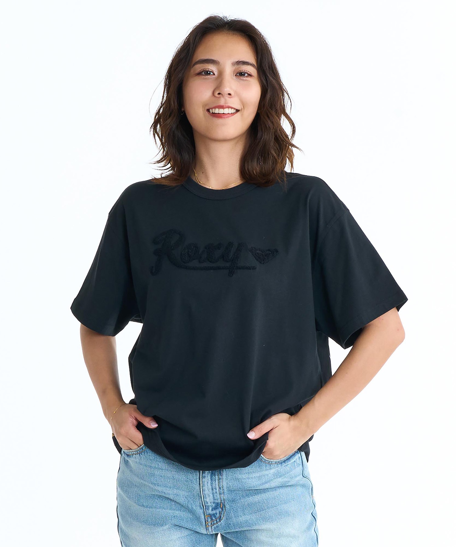 ROXY ロキシー 半袖 Tシャツ レディース ロゴ RST261095(WHT2-M)
