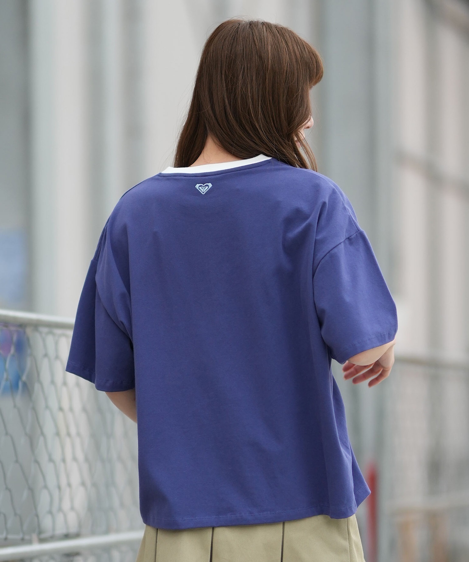 ROXY ロキシー 半袖 Tシャツ レディース フロントプリント RST261641M ムラサキスポーツ限定(WHT-M)