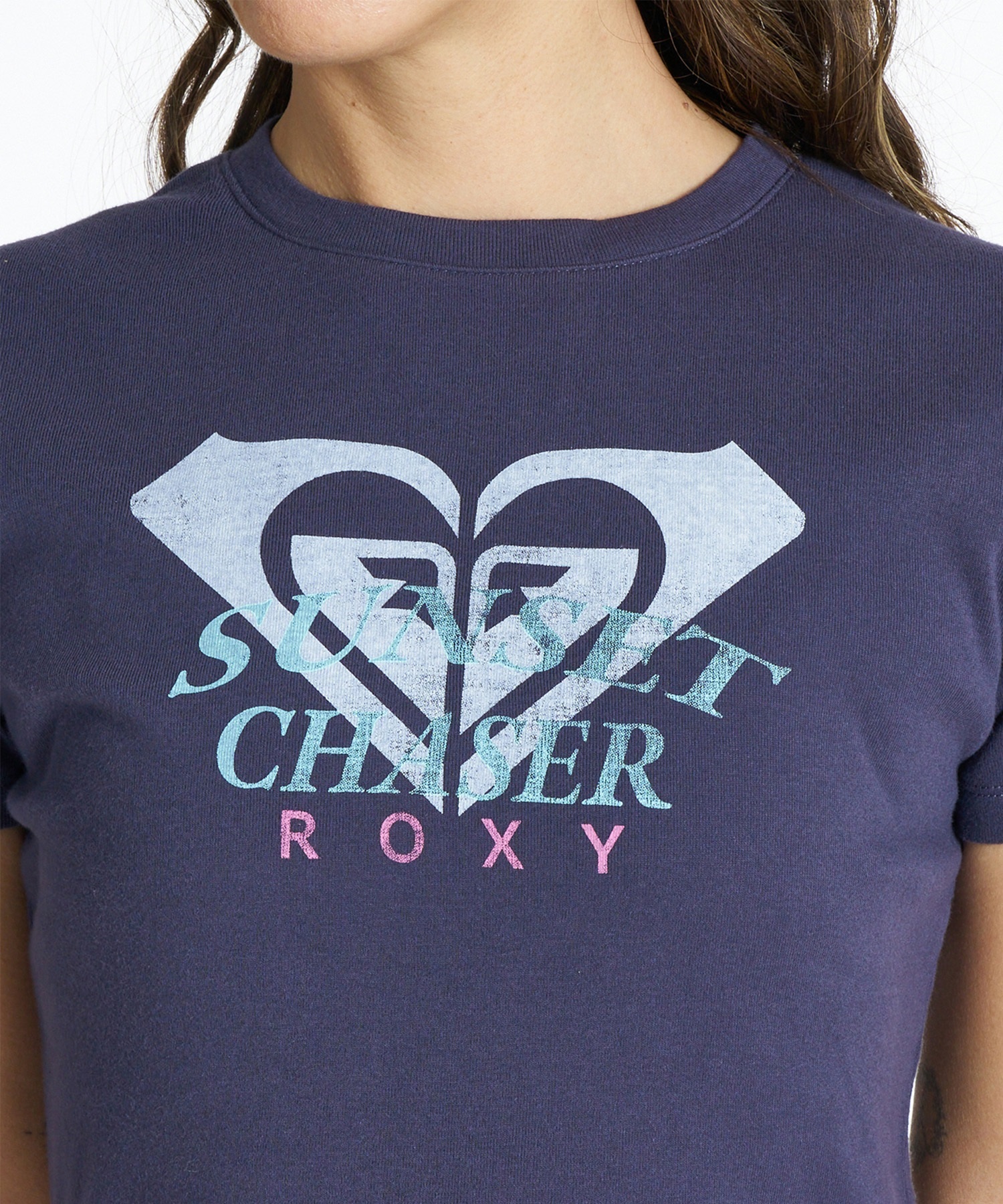 ROXY ロキシー 半袖 Tシャツ レディース コンパクトT RST261644M ムラサキスポーツ限定(WHT-M)