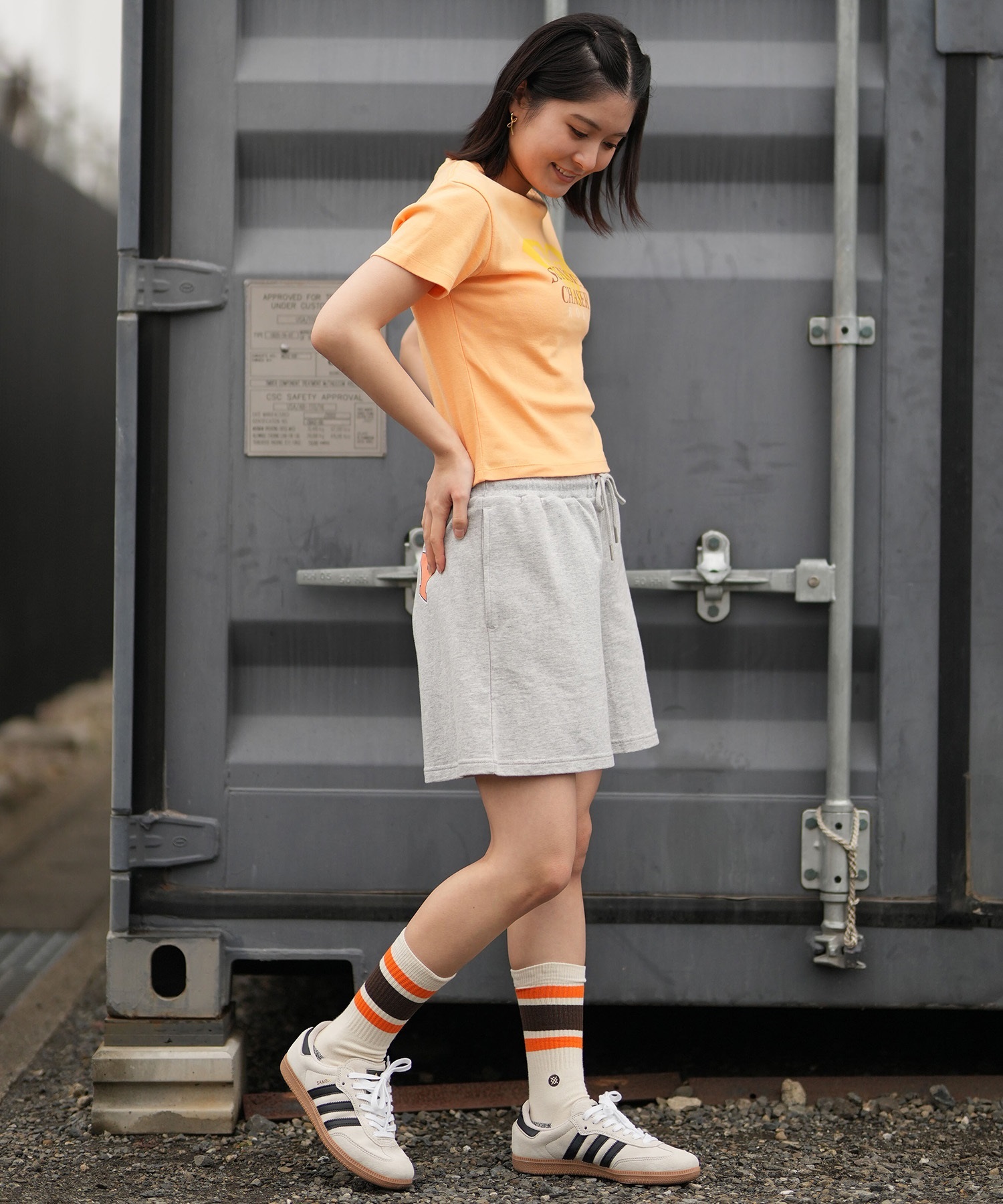 ROXY ロキシー 半袖 Tシャツ レディース コンパクトT RST261644M ムラサキスポーツ限定(WHT-M)