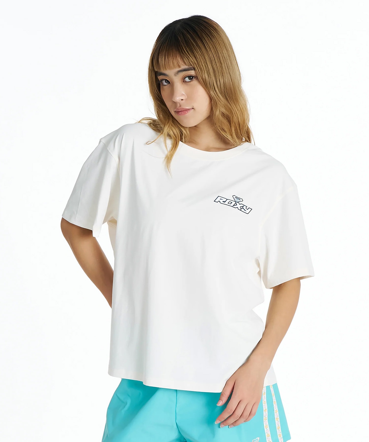ROXY ロキシー 水着 ラッシュガード 半袖 Tシャツ レディース 水陸両用