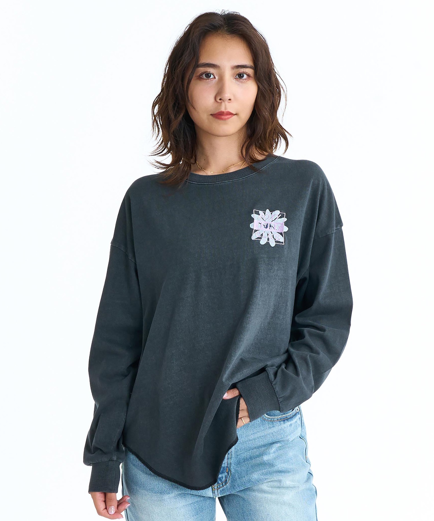 ROXY ロキシー 長袖 Tシャツ ロンT レディース バックプリント