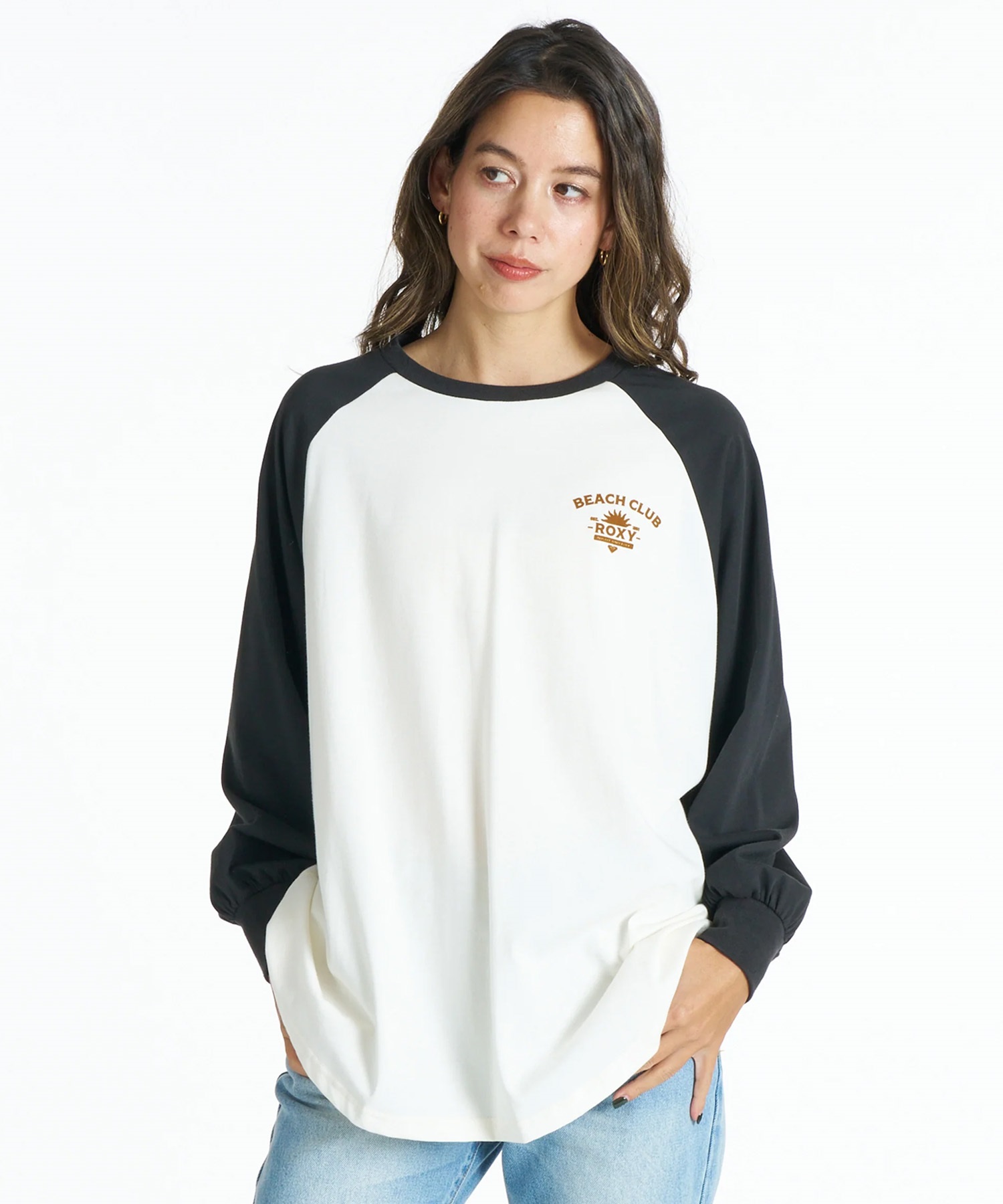 ROXY ロキシー 長袖 Tシャツ ロンT レディース ラグラン バック 