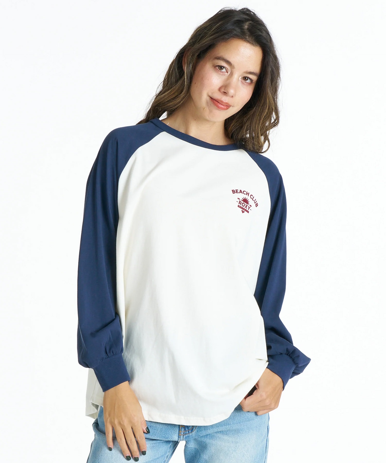 ROXY ロキシー 長袖 Tシャツ ロンT レディース ラグラン バック