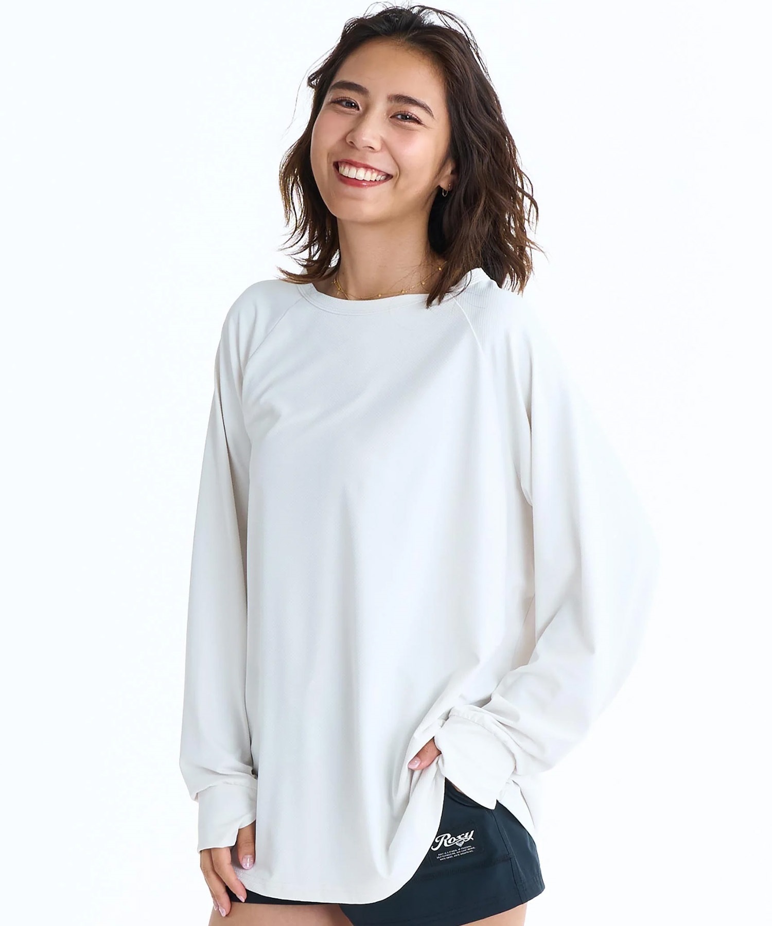 ROXY ロキシー 水着 ラッシュガード 長袖 Tシャツ ロンT レディース UV
