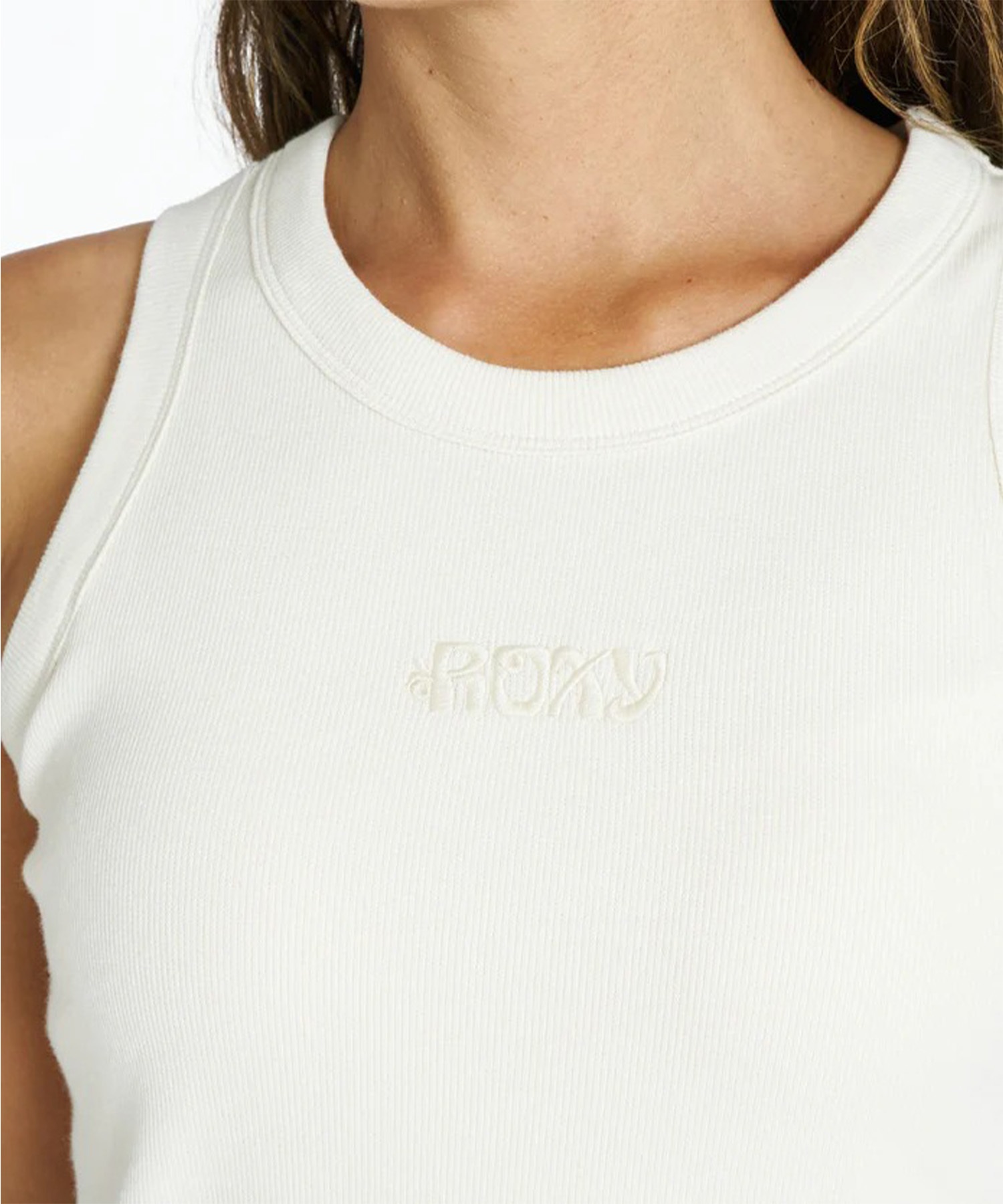 ROXY ロキシー タンクトップ レディース シンプル CREST OF A WAVE パッド付きタンクトップ RDK262039(WHT-M)