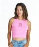 ROXY ロキシー タンクトップ レディース クロップド丈 ショート丈 RHYTHM フラワーカットアウトタンクトップ RDK262043(IND-M)