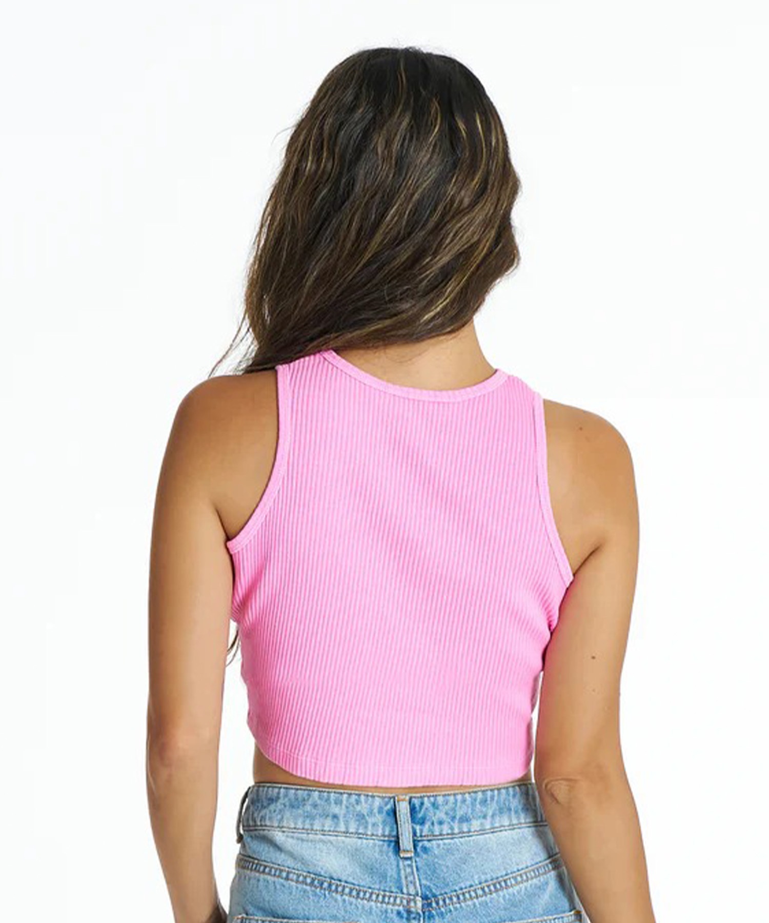 ROXY ロキシー タンクトップ レディース クロップド丈 ショート丈 RHYTHM フラワーカットアウトタンクトップ RDK262043(IND-M)
