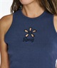 ROXY ロキシー タンクトップ レディース クロップド丈 ショート丈 RHYTHM フラワーカットアウトタンクトップ RDK262043(IND-M)
