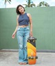 ROXY ロキシー タンクトップ レディース クロップド丈 ショート丈 RHYTHM フラワーカットアウトタンクトップ RDK262043(IND-M)