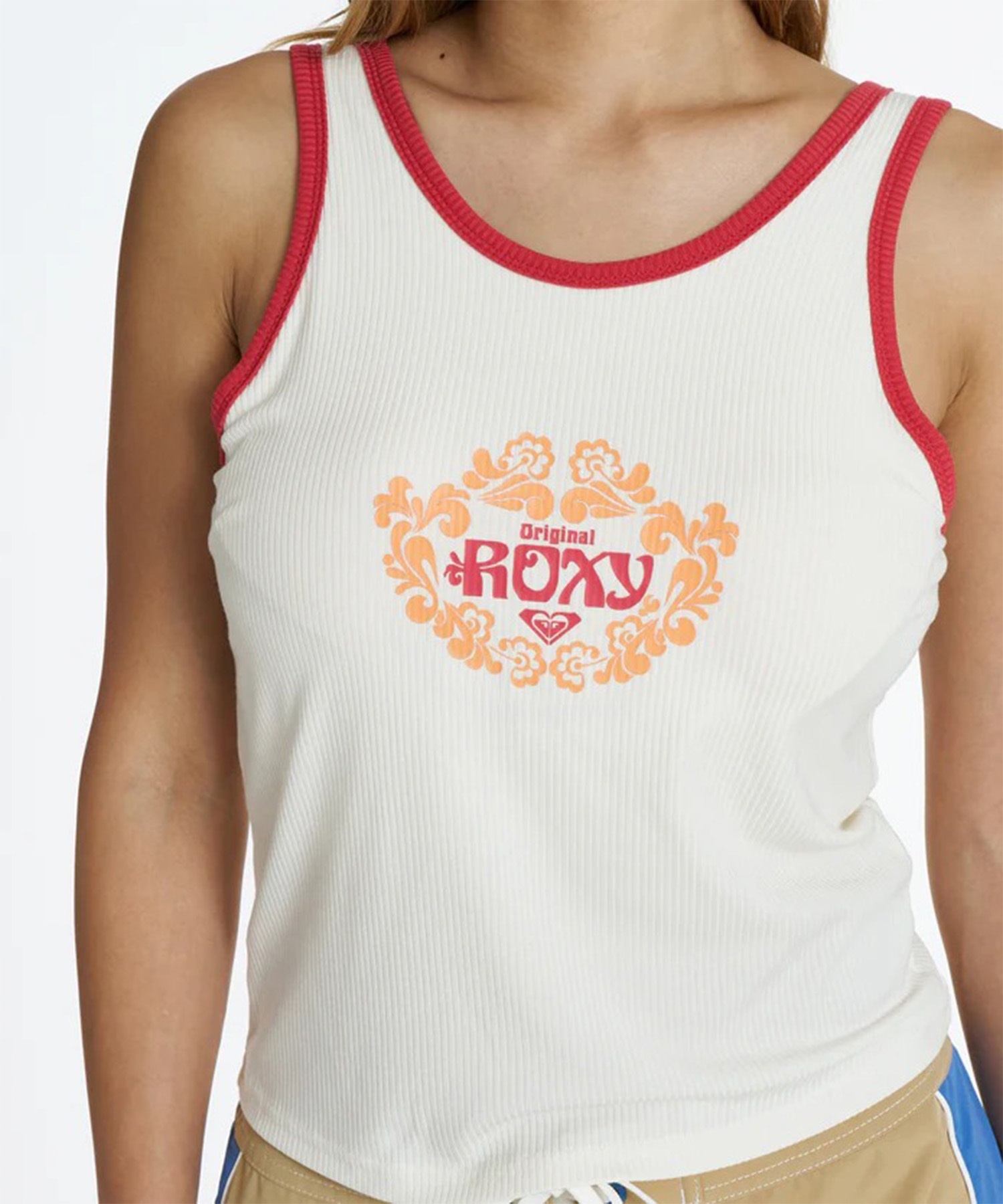 ROXY ロキシー 水着 ラッシュガード タンクトップ レディース UVカット NOSTALGIC BREAK RLY262012 UT(WHT-M)