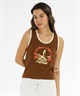 ROXY ロキシー タンクトップ レディース レース リブ ROXY by ULALA TANK RSL262604T(BRN-S)