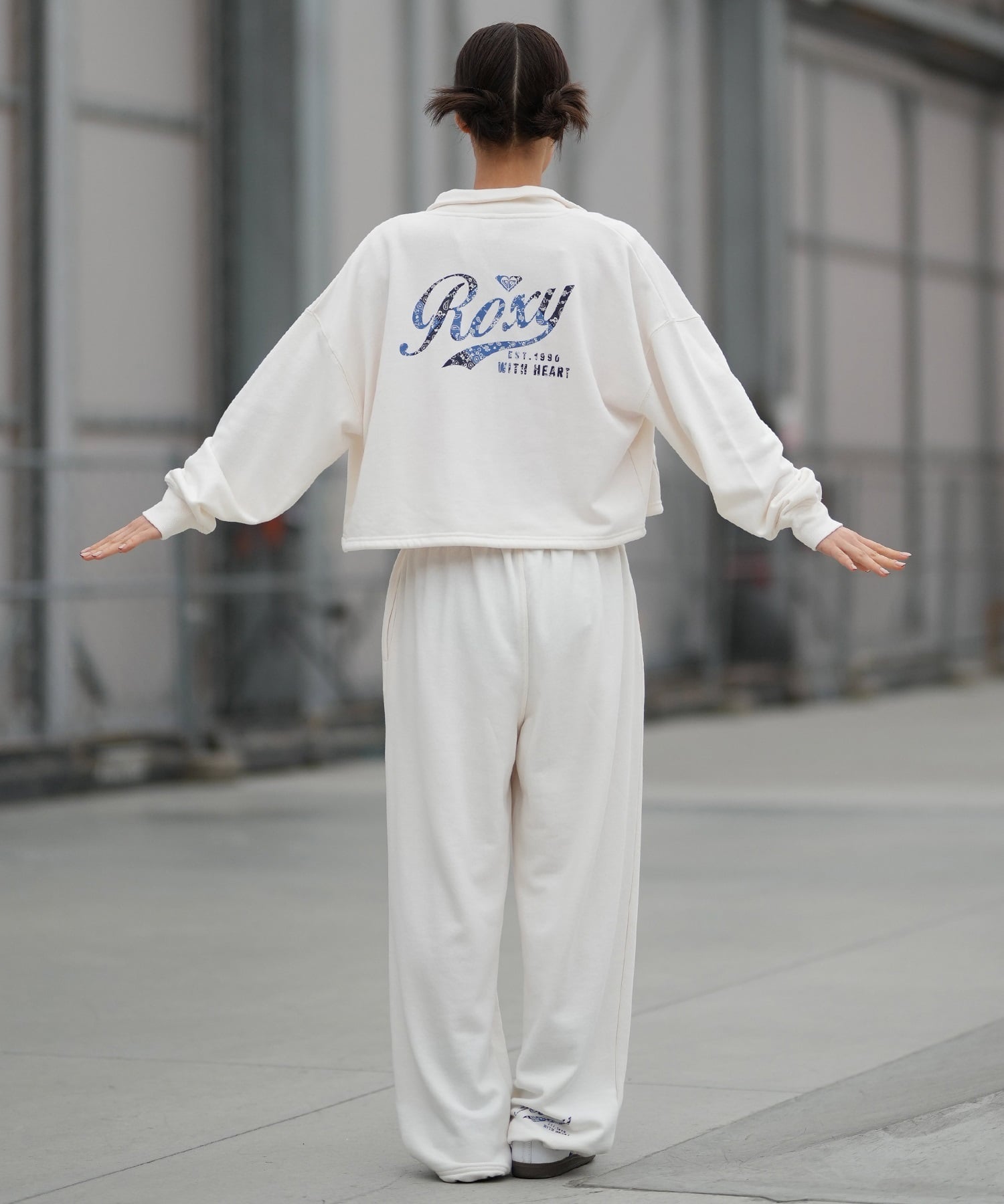 ROXY ロキシー ロングパンツ レディース スウェットパンツ ドローコード付き 裏毛 セットアップ対応 RPT261067(NAT-S)