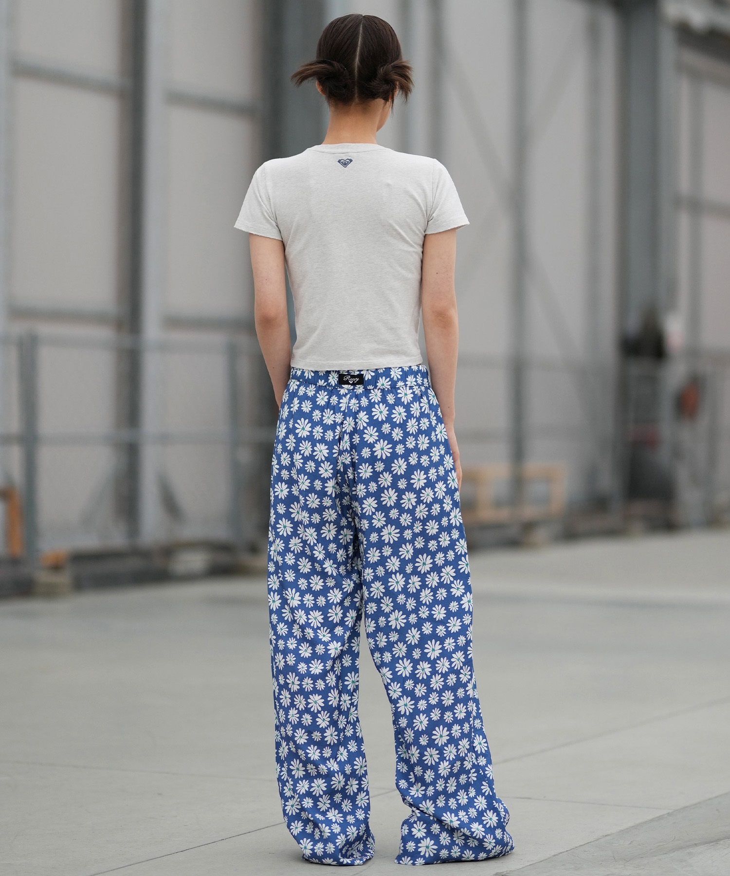 ROXY ロキシー ロングパンツ レディース ワイドパンツ 花柄 ストライプ