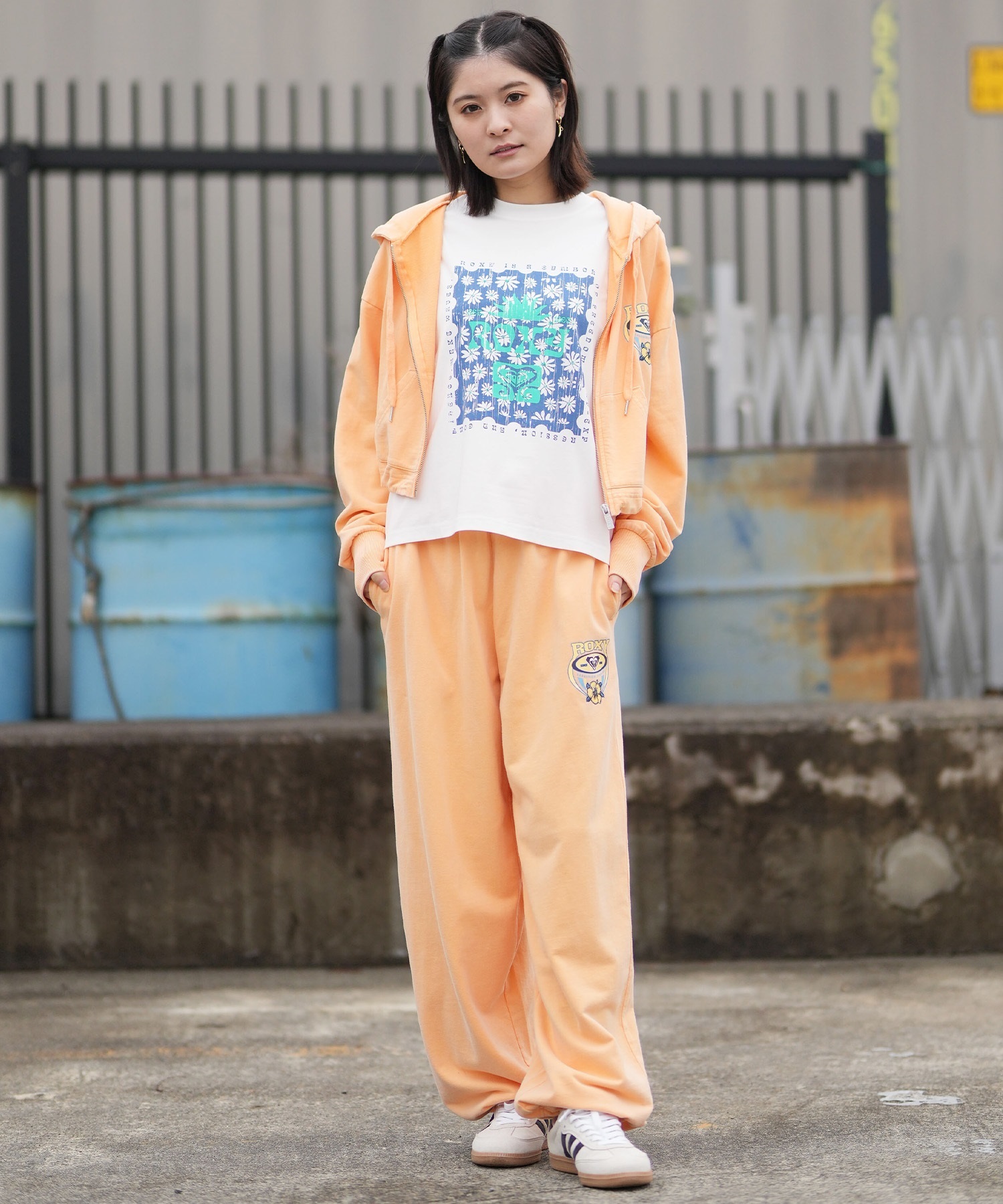 ROXY ロキシー ロングパンツ レディース スウェット パンツ バック