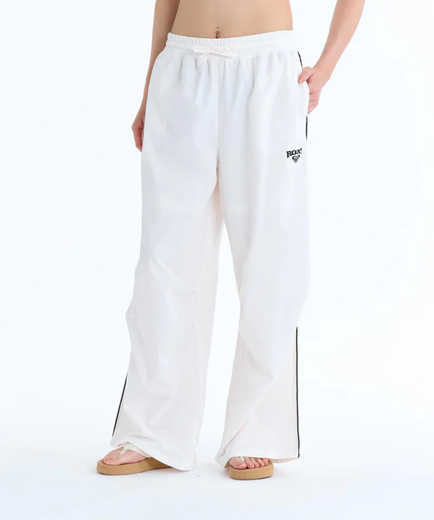 ROXY ロキシー ロングパンツ レディース UVカット SALTY SQUAD PANTS RLY261044 UT(WHT-M)