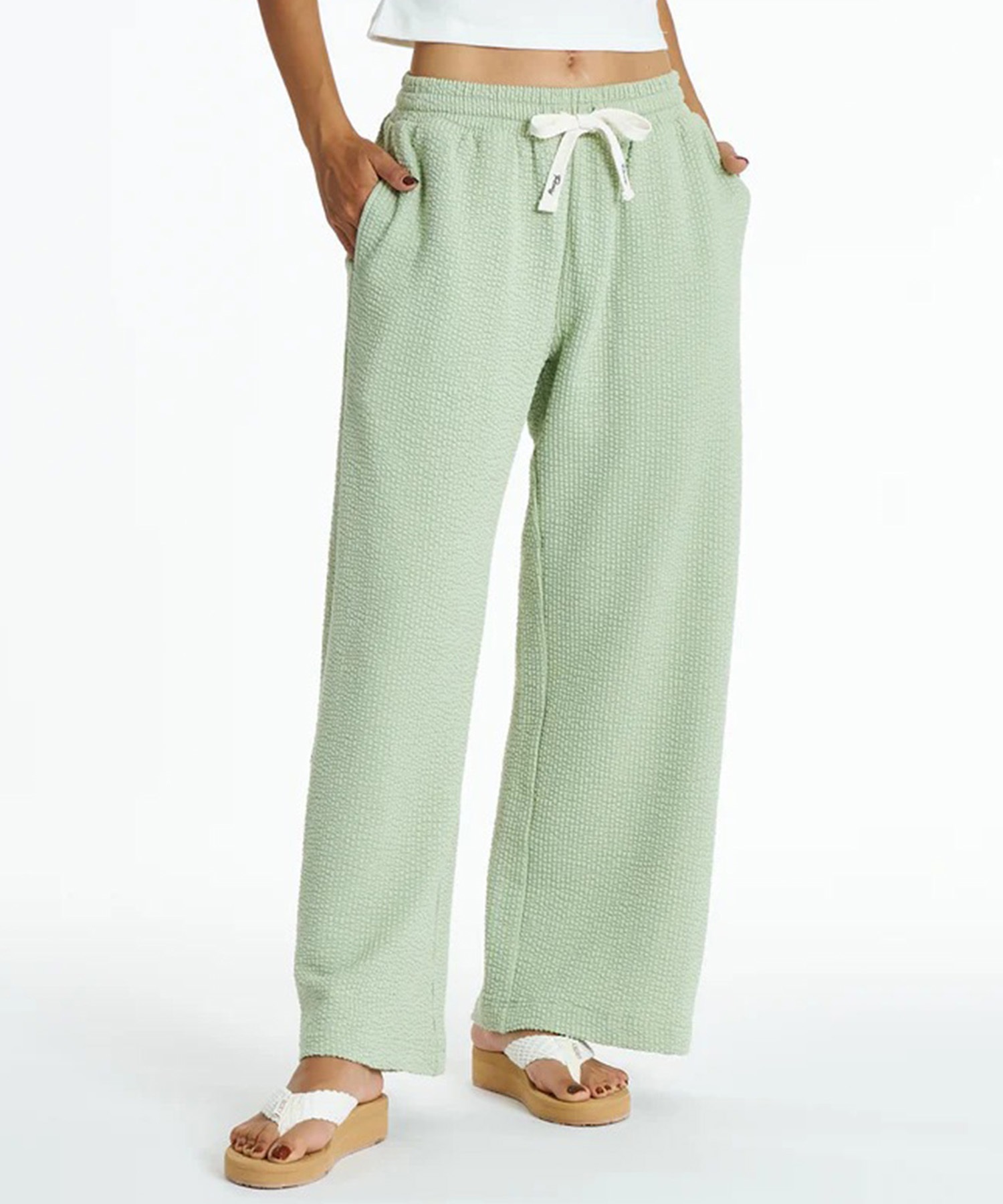 ROXY ロキシー ロングパンツ レディース ロゴ SUNSET BREEZE PANTS RPT262053(BBK-M)