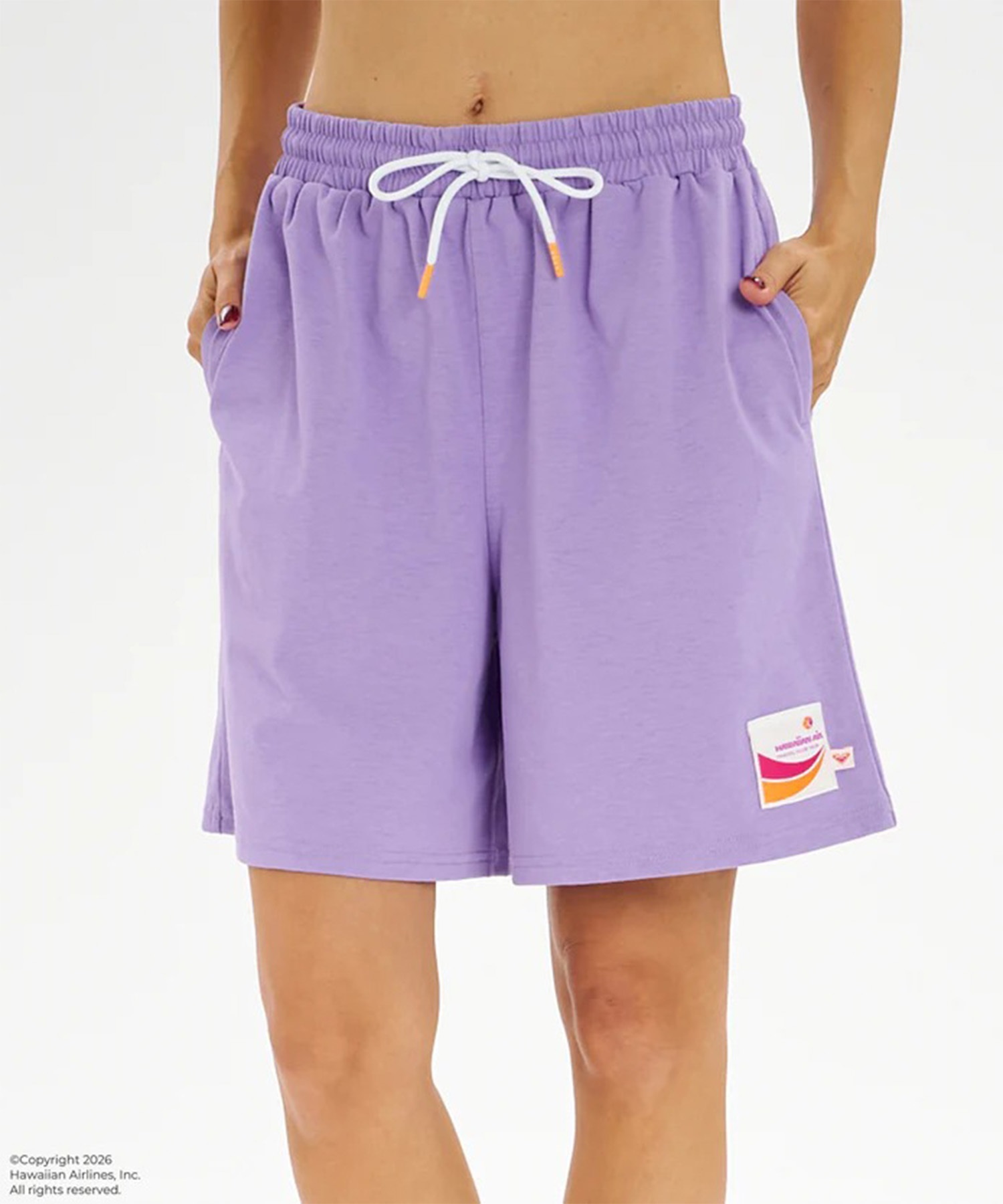 ROXY ロキシー HAWAIIAN AIRLINES コラボ ハーフパンツ ボードショーツ