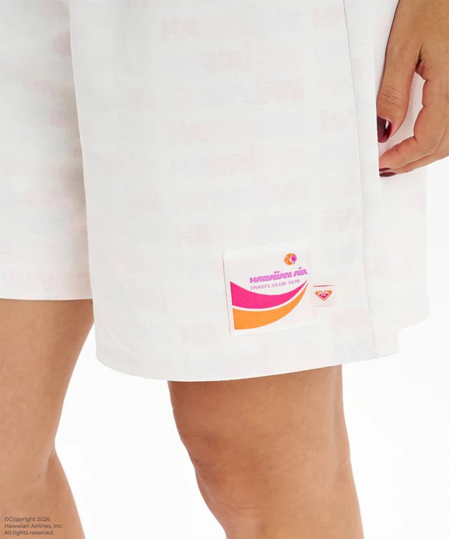 ROXY ロキシー HAWAIIAN AIRLINES コラボ ハーフパンツ ボードショーツ