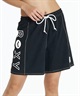ROXY ロキシー 水着 トランクス ボードショーツ レディース 水陸両用 RETRO BREAK RBS262010(BLK-S)