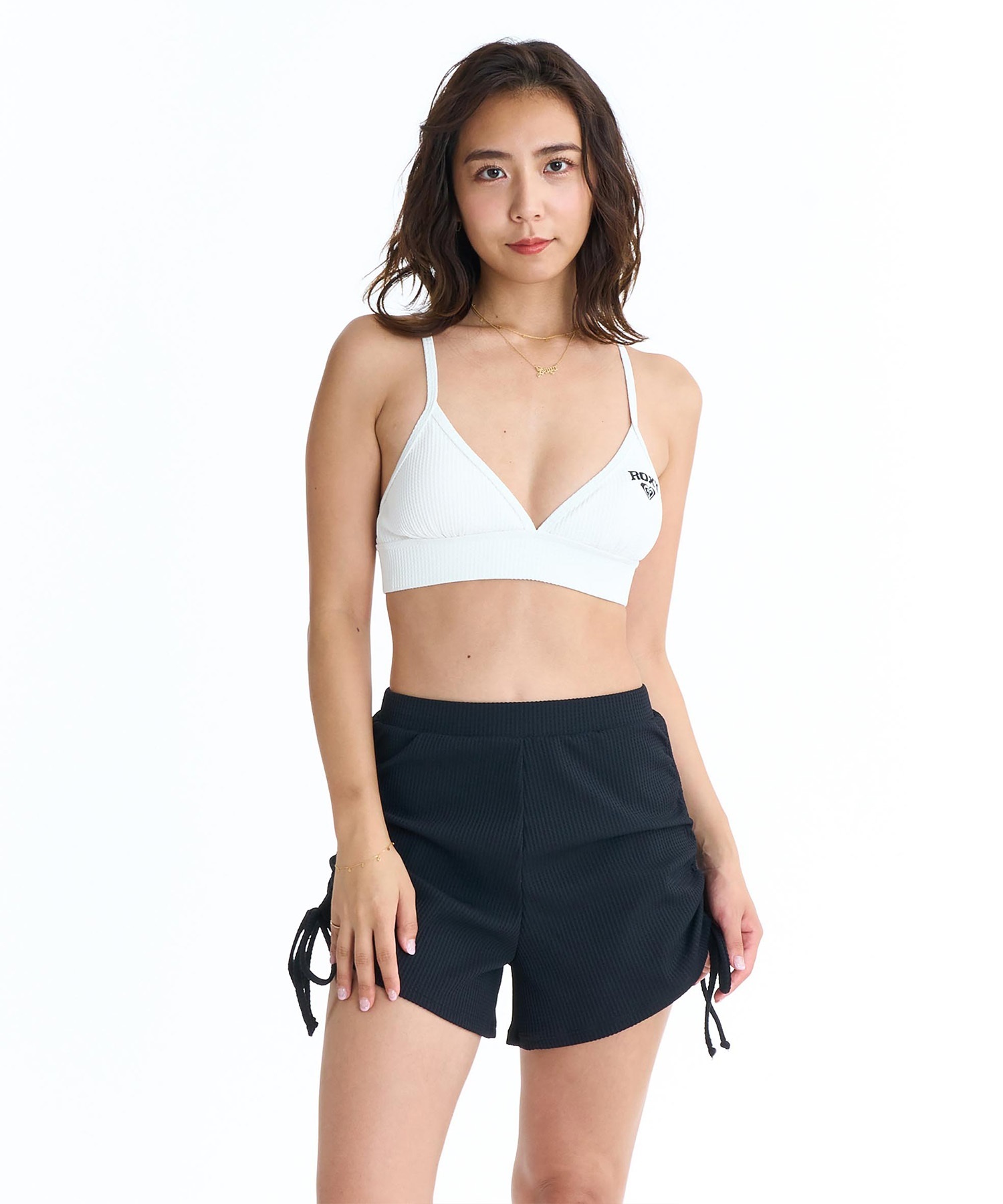 ROXY ロキシー 水着 3点セット ビキニ レディース 長袖ラッシュガード