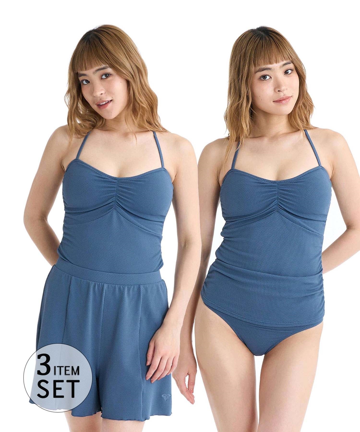 ROXY ロキシー 水着 3点セット レディース セパレート キュロット