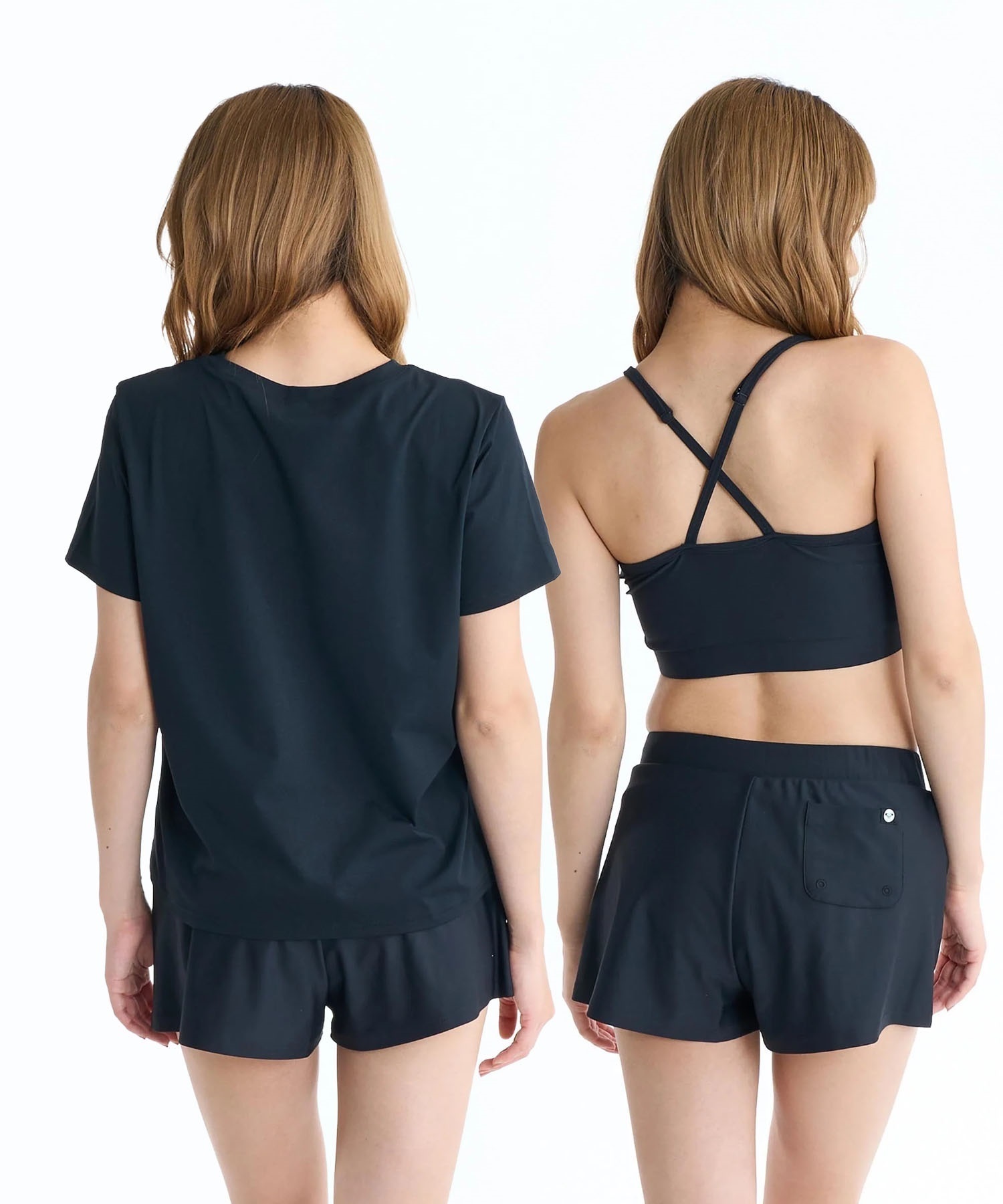 ROXY ロキシー 水着 3点セット ビキニ レディース ラッシュTシャツ