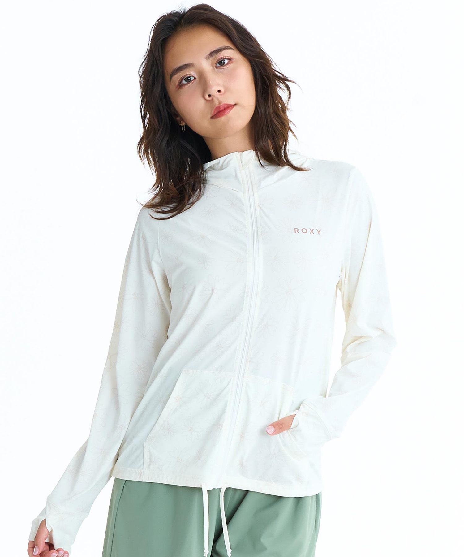 ROXY ロキシー 水着 ラッシュガード ジップアップ パーカー レディース