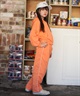 ROXY ロキシー ジャケット キッズ フードラッシュガード MINI SALTY SQUAD HOODIE TLY261652M(ORG-130cm)