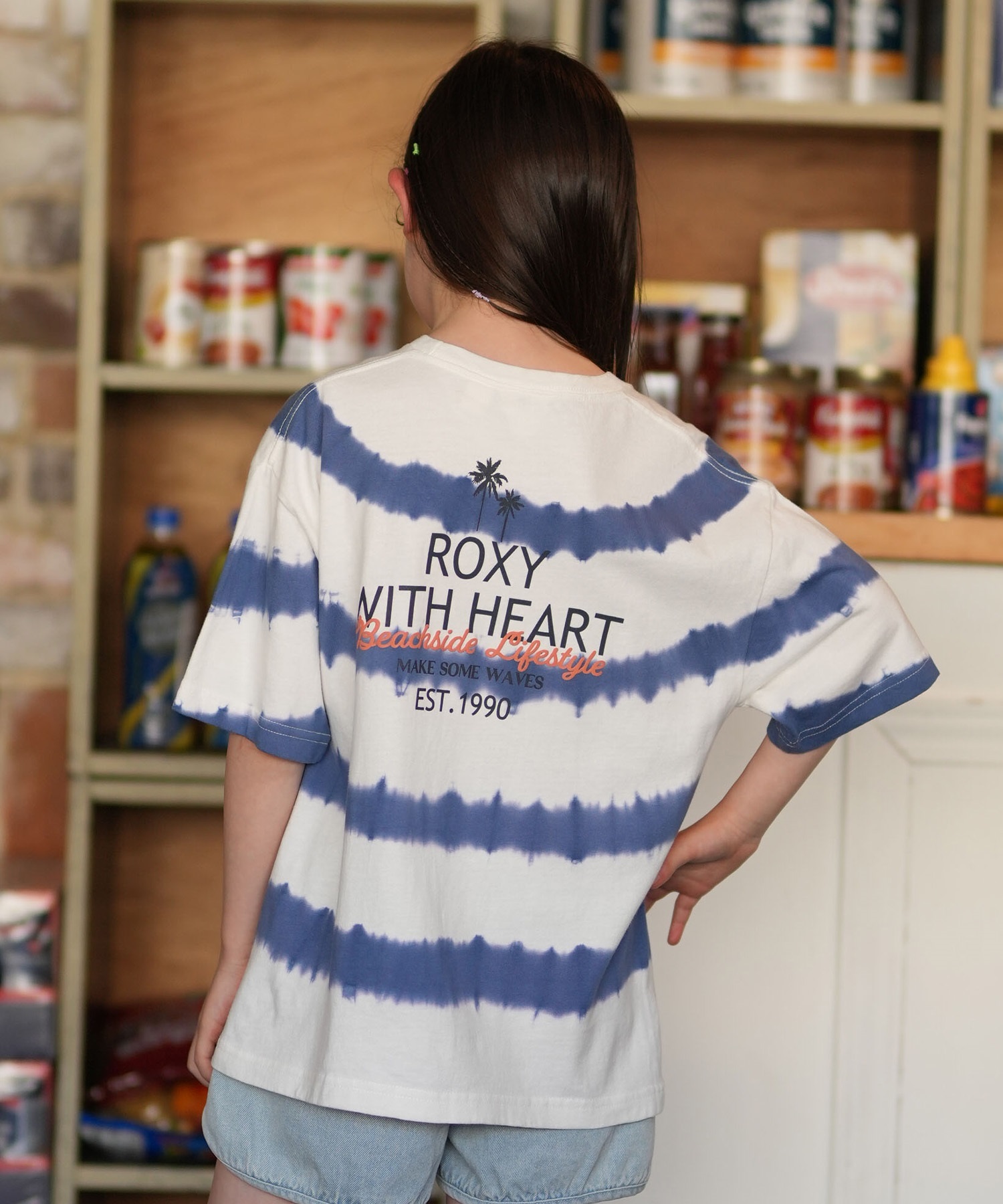 ROXY ロキシー 半袖 Tシャツ キッズ ジュニア 子供 オーバーサイズ