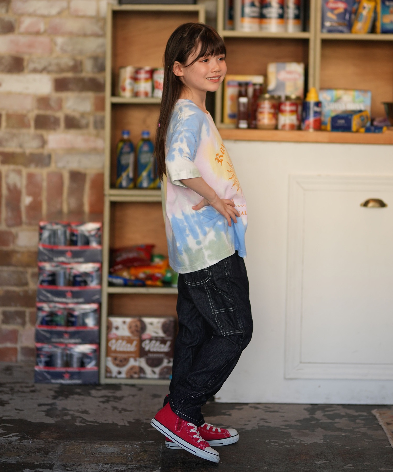 ROXY ロキシー 半袖 Tシャツ キッズ ジュニア 子供 オーバーサイズ