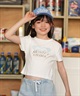 ROXY ロキシー 半袖 Tシャツ キッズ ジュニア ショート丈 MINI SUNSET CHASER TST261661M ムラサキスポーツ限定(NVY-130cm)