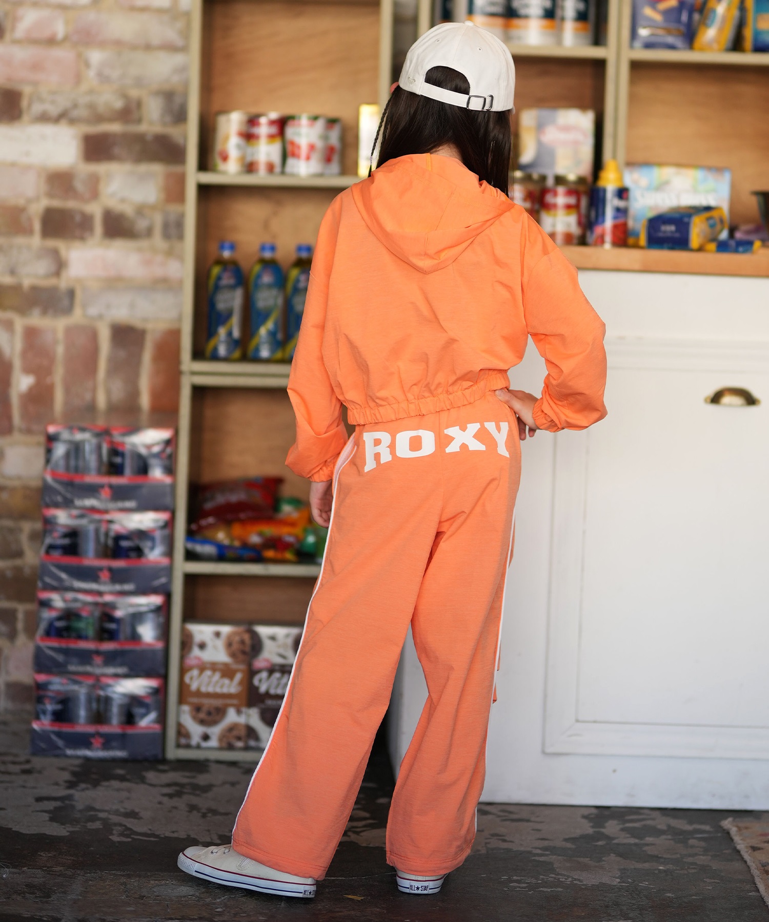 ROXY ロキシー ロングパンツ キッズ ラッシュガード MINI SALTY SQUAD PANTS TLY261653M(ORG-130cm)
