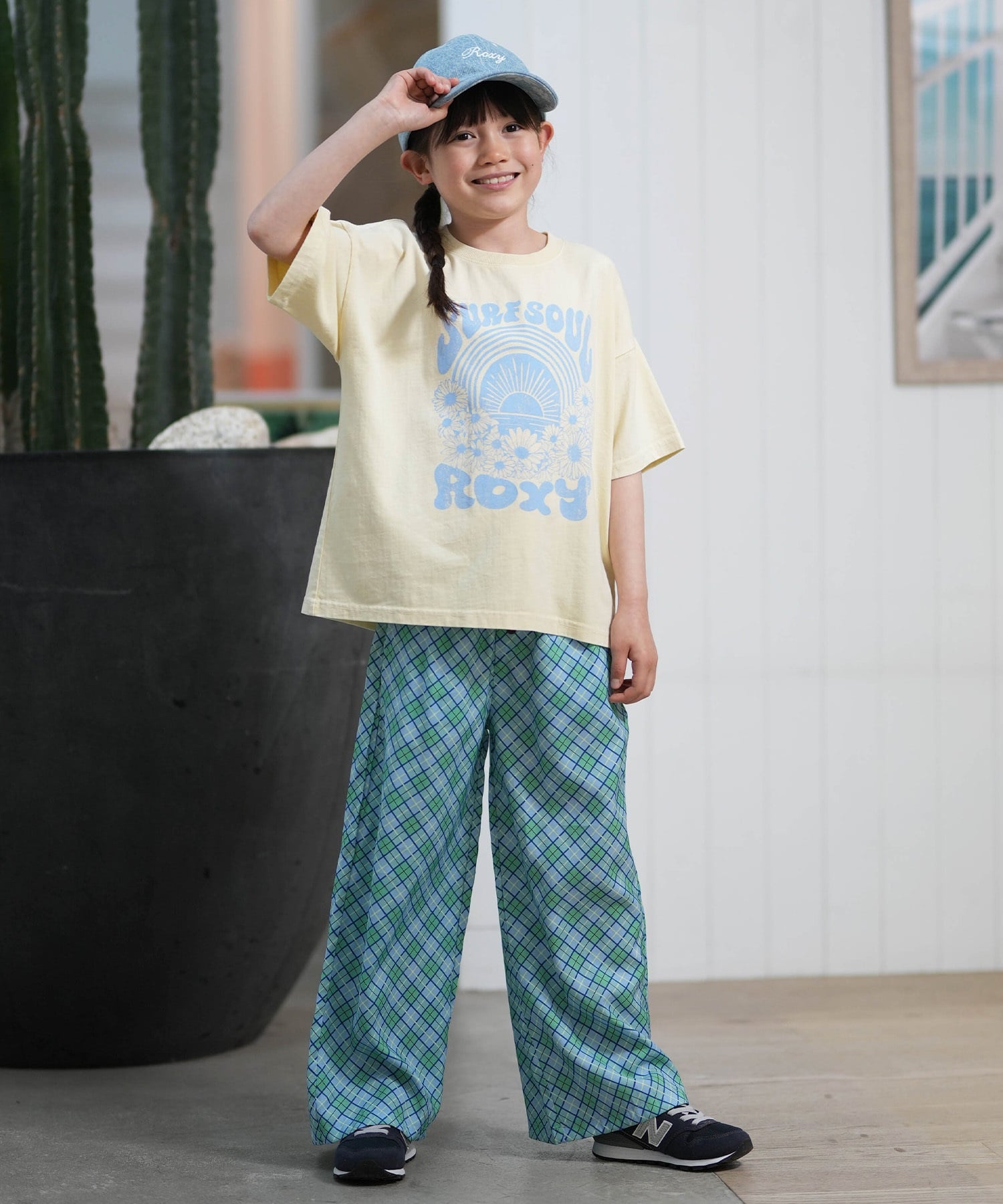 ROXY ロキシー ロングパンツ キッズ ジュニア 子供 ワイドパンツ MINI