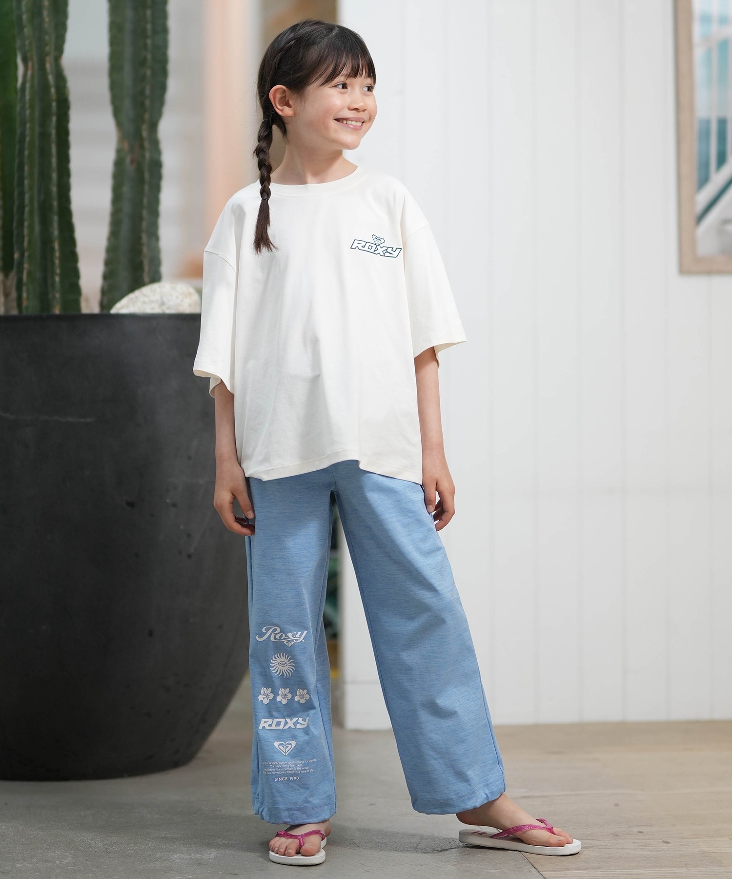 ROXY ロキシー 水着 ラッシュガード ロングパンツ キッズ ジュニア