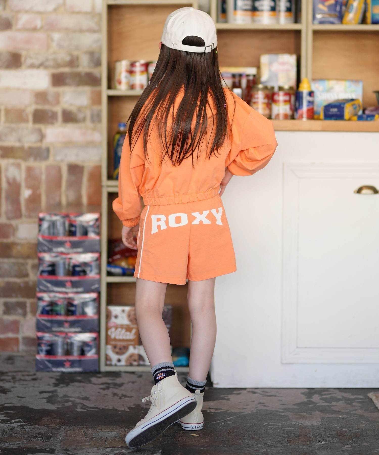 ROXY ロキシー ROXY キッズ 水着 トランクス ボードショーツ SALTY SQUAD SHORTS TBS261667M(WHT-130cm)