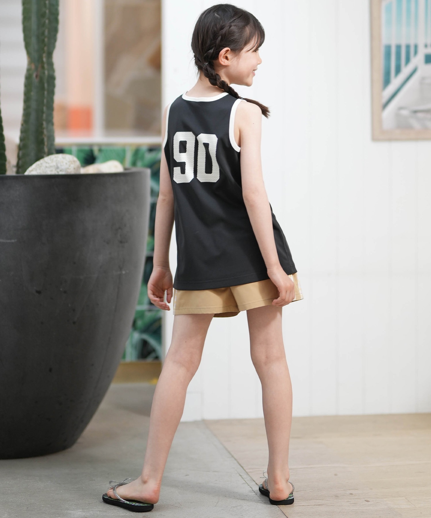 ROXY ロキシー 水着 トランクス ボードショーツ キッズ ジュニア 子供 水陸両用 UVカット MINI SALT HORIZON YWS262516M(TRQ-130cm)