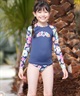 ROXY ロキシー 水着 セット キッズ 子供 女の子 UVカット MORNING FLOWER LYCRA ERLWR03360(BSP6-100cm)