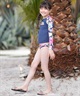 ROXY ロキシー 水着 セット キッズ 子供 女の子 UVカット MORNING FLOWER LYCRA ERLWR03360(BSP6-100cm)