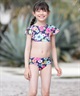 ROXY ロキシー 水着 ビキニ キッズ 子供 女の子 MORNING FLOWER CROP ERLX203227(BSP6-100cm)