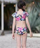 ROXY ロキシー 水着 ビキニ キッズ 子供 女の子 MORNING FLOWER CROP ERLX203227(BSP6-100cm)