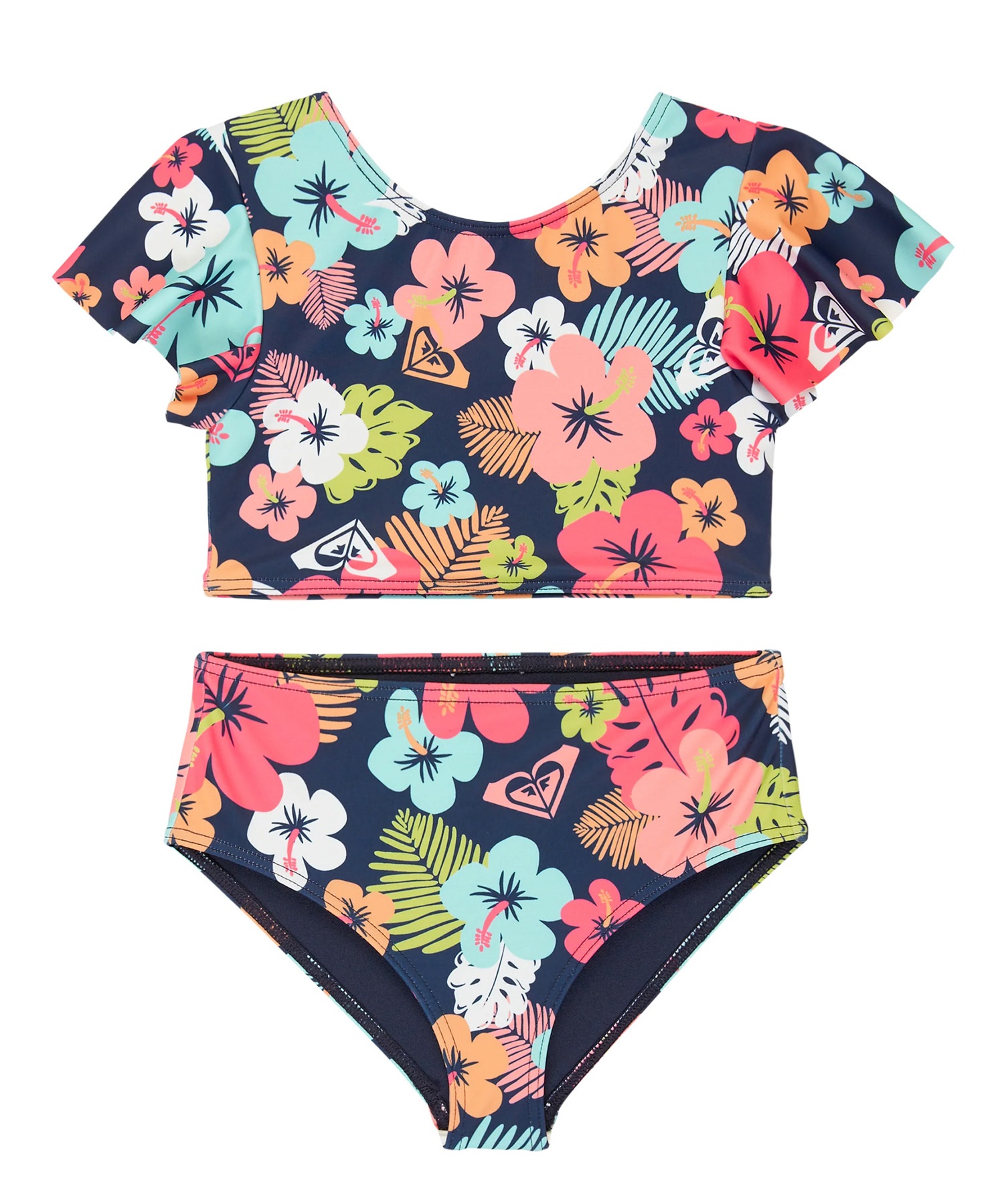 ROXY ロキシー 水着 ビキニ キッズ 子供 女の子 MORNING FLOWER CROP ERLX203227(BSP6-100cm)