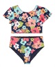 ROXY ロキシー 水着 ビキニ キッズ 子供 女の子 MORNING FLOWER CROP ERLX203227(BSP6-100cm)
