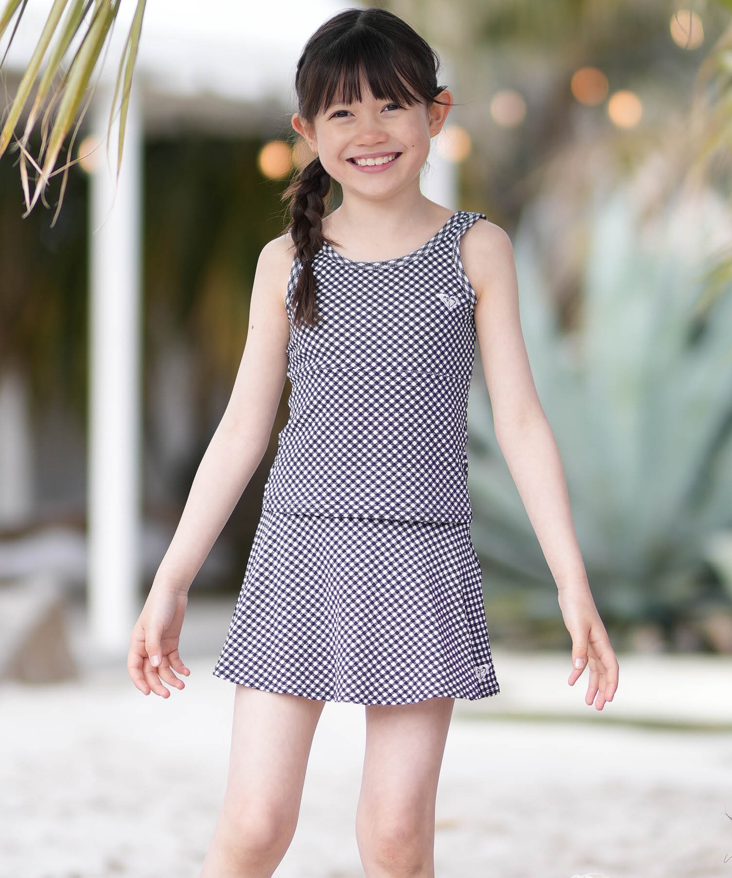 ROXY ロキシー 水着 ビキニ キッズ 子供 女の子 MINI CALMAIR TSW261100(BLK-130cm)